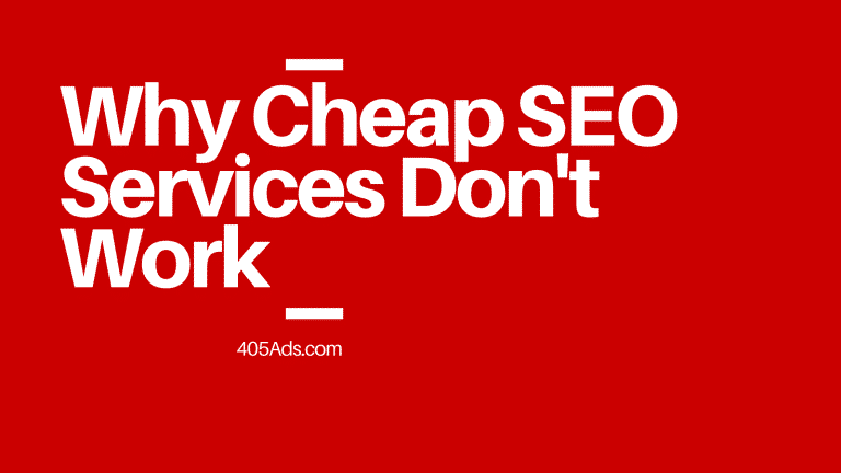 Why Cheap SEO Services Don’t Work
